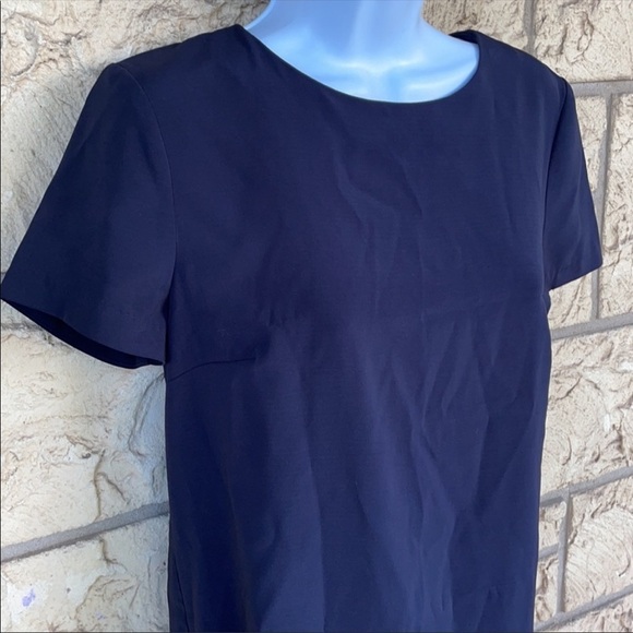 H & M Dark Navy Dress Straight Sexy Casual career Size 8 / Business casual - Picture 10 of 15